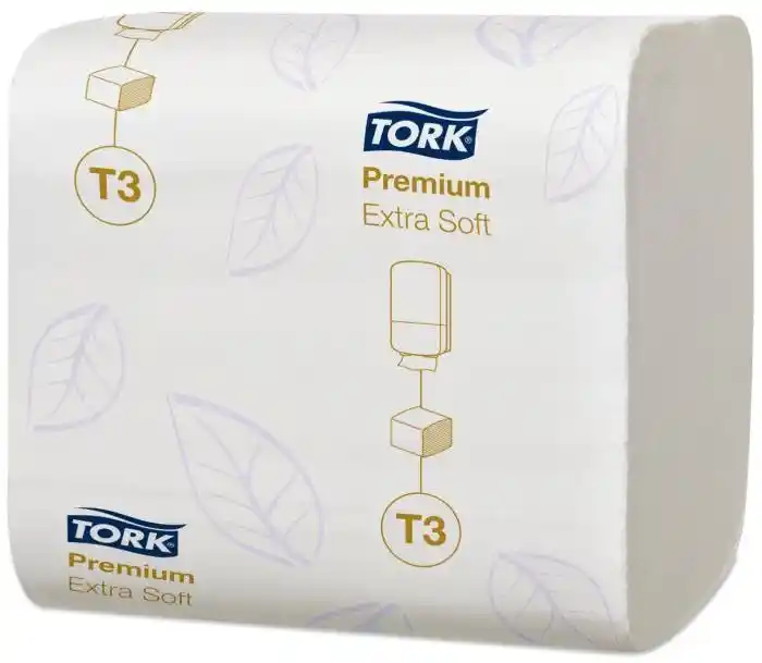 Tork Premium Papier toaletowy w składce biały ekstra miękki