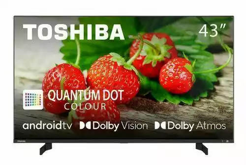 Telewizor Toshiba 43QA5D63DG 43 cale 4K Qled Android TV