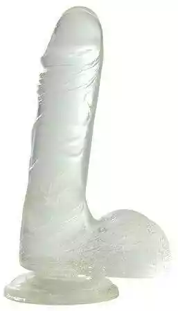 Toyz4lovers Dildo Żelowe Prawdziwa Rozkosz 21cm Przezroczysty