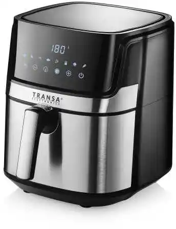 Transa Electronics Frytkownica Beztłuszczowa Frytownica Inox 8 Programów XXL 6L 1700W TE-460