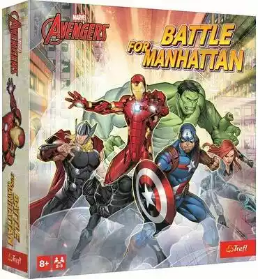 TREFL Gra planszowa Marvel Avengers Battle for Manhattan 02512