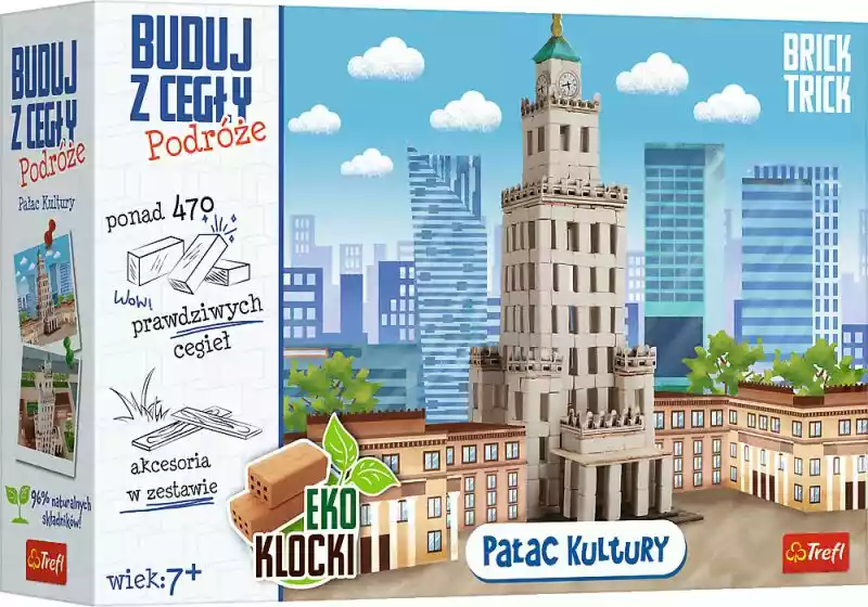 TREFL Klocki konstrukcyjne Brick Trick Podróże Pałac Kultury 61546