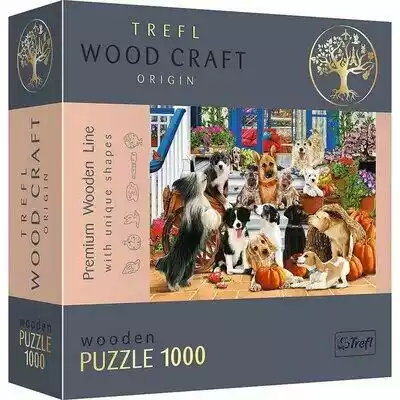 TREFL Puzzle Wood Craft Psia przyjaźń 20149 (1000 elementów)