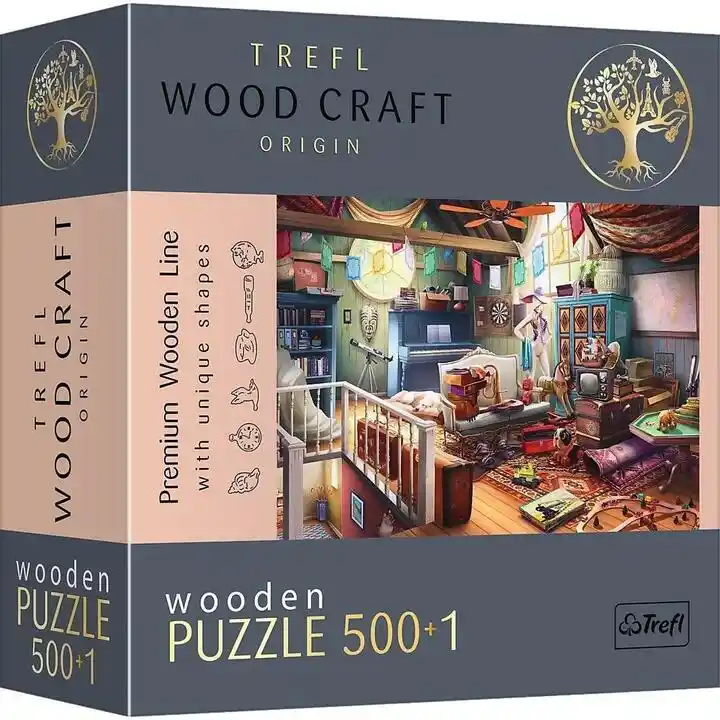 Trefl Puzzle Wood Craft Skarby na strychu 20179 (501 elementów)