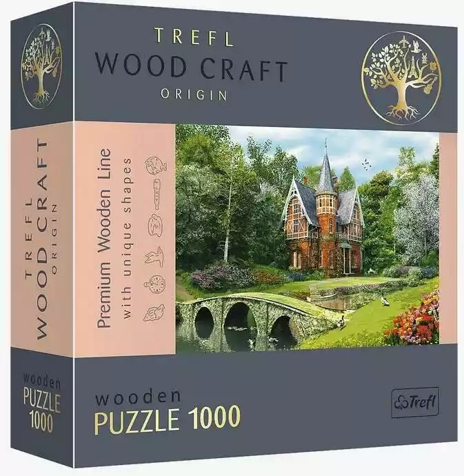 TREFL Puzzle Wood Craft Wiktoriański dom 20145 (1000 elementów)