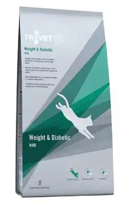 Trovet Weight & Diabetic WRD - sucha karma dla kota - 3 kg