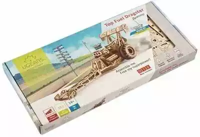 UGEARS Zabawka drewniana Mechaniczne modele 3D Top Fuel Dragster 70174