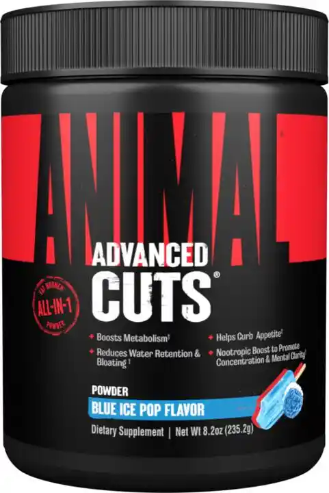 Universal Nutrition Animal Cuts Powder 235 g blue ice pop