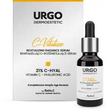 URGO DERMOESTETIC C-Vitalize Serum rewitalizująco-rozświetlające 21proc. C-HYAL 30ml