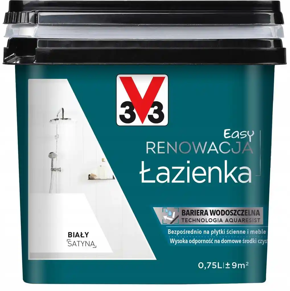 V33 Easy Renowacja Łazienka Biały 0,75L