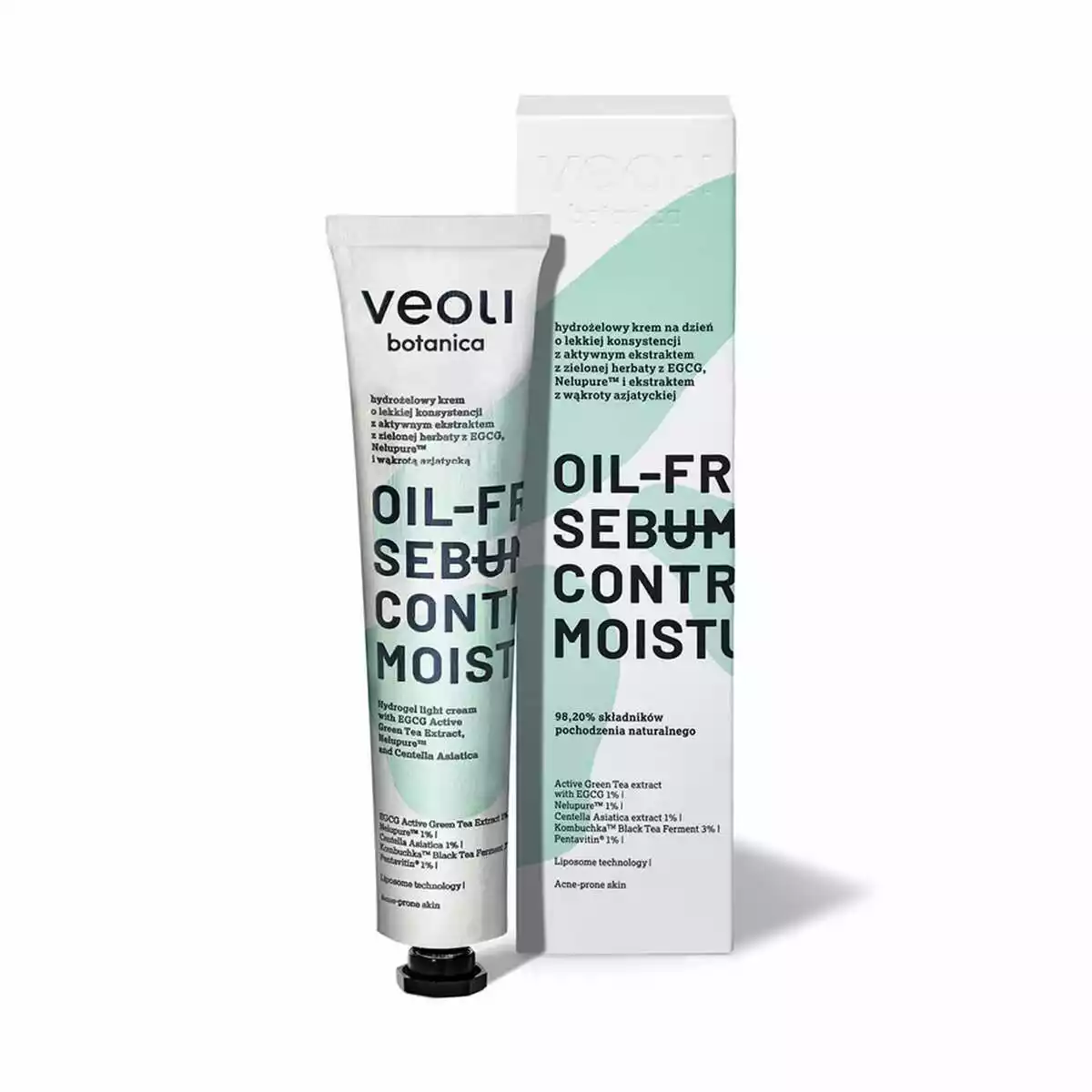 Veoli Botanica Oil-Free Sebum Control Moisturizer-Hydrożelowy krem na dzień 50ml