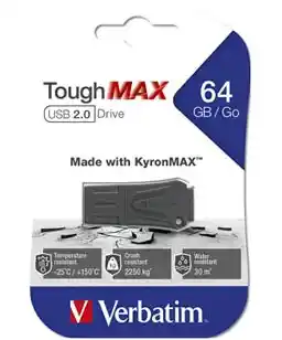 Verbatim Pendrive ToughMAX 64GB USB 2.0