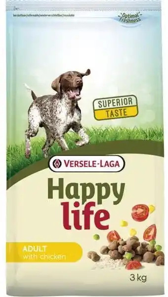 Versele-laga Happy Life Adult Chicken 15 kg - karma dla dorosłych psów kurczak 15kg