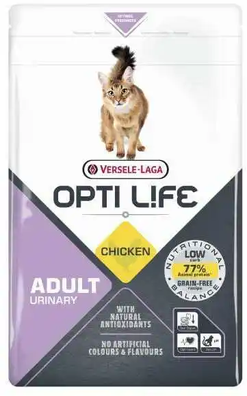 Versele-laga OPTI LIFE Cat Urinary 1kg - karma dla dorosłych sterylizowanych kotów sucha