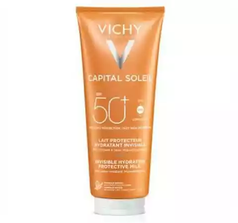 VICHY Capital Soleil SPF 50 Ochronne mleczko nawilżające do twarzy i ciała, 300 ml