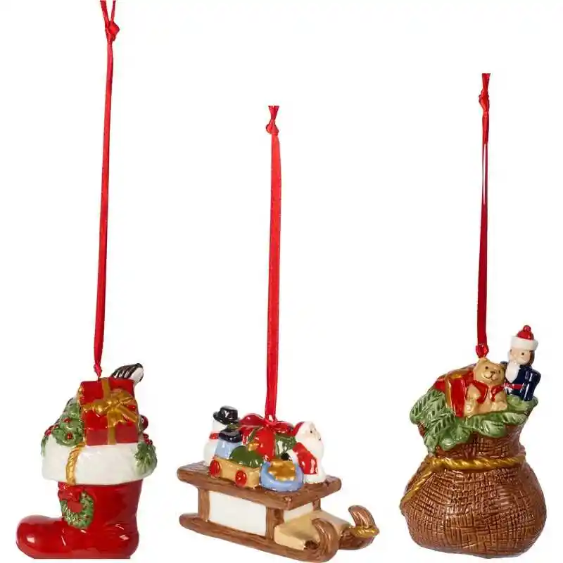 Villeroy Boch Zestaw 3 zawieszek Prezenty Nostalgic Ornaments