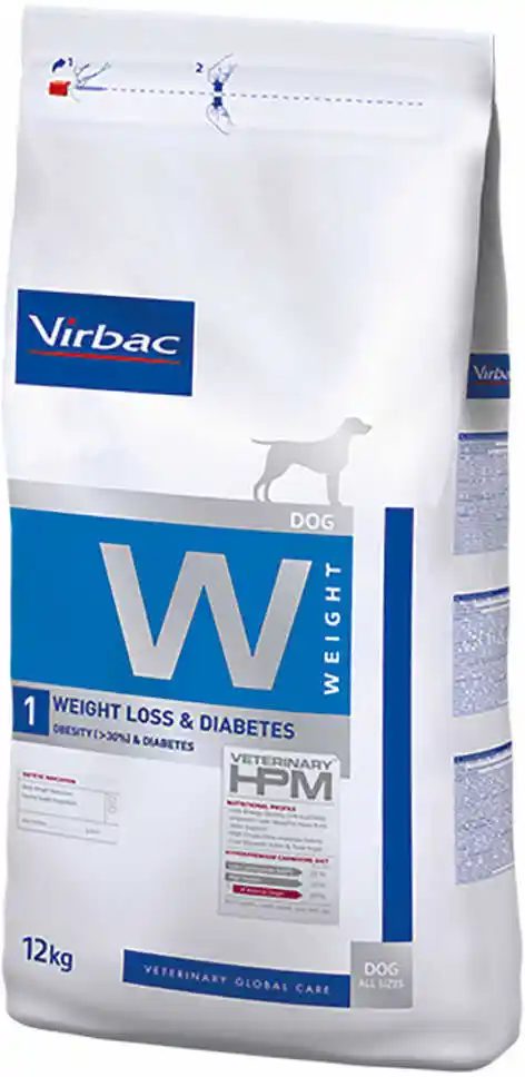 Virbac Veterinary HPM Dog Weight Loss & Diabetes W1 - 12 kg