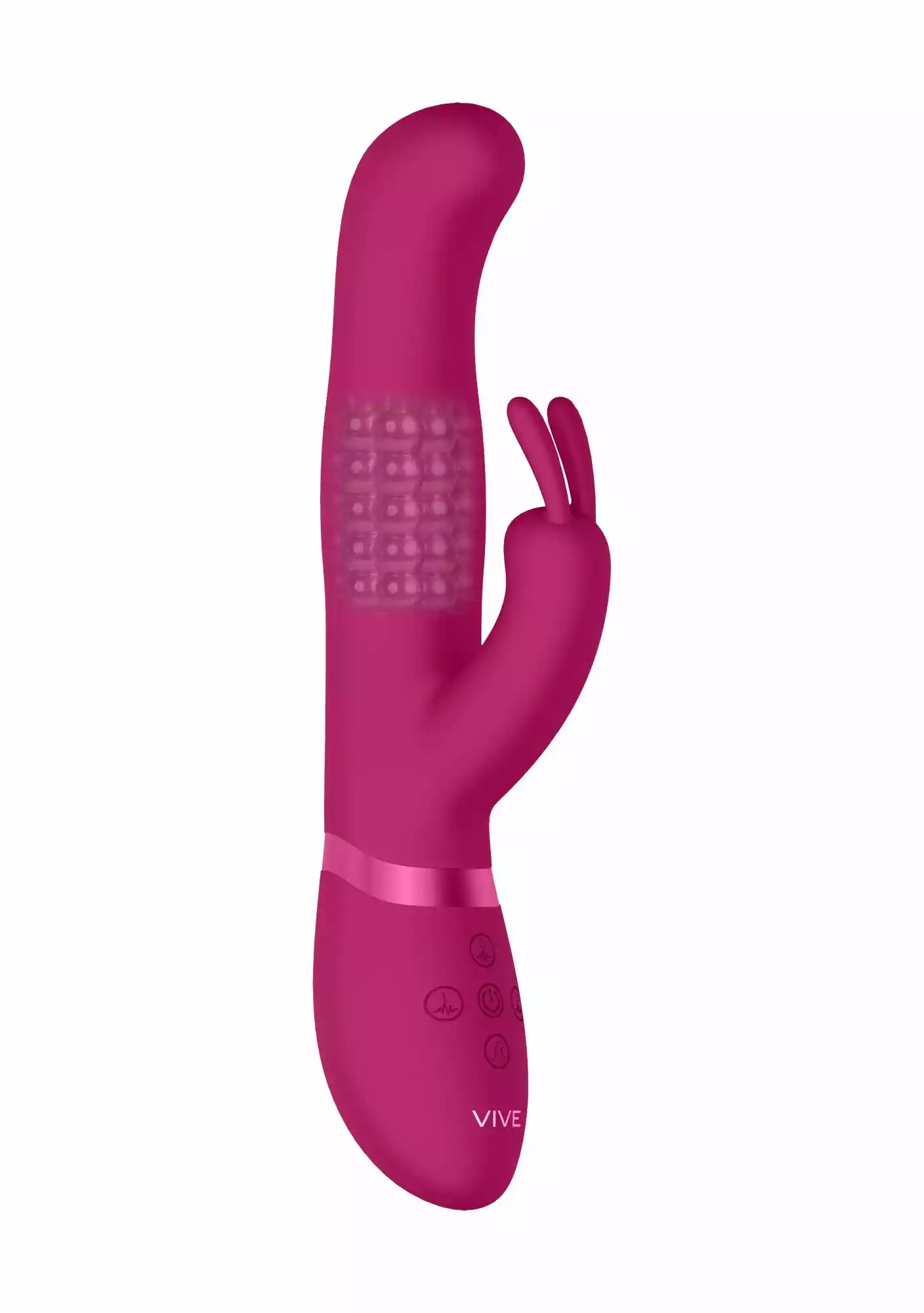 Vive Izara Rotating Beads Rabbit Pink - Wibrator króliczek