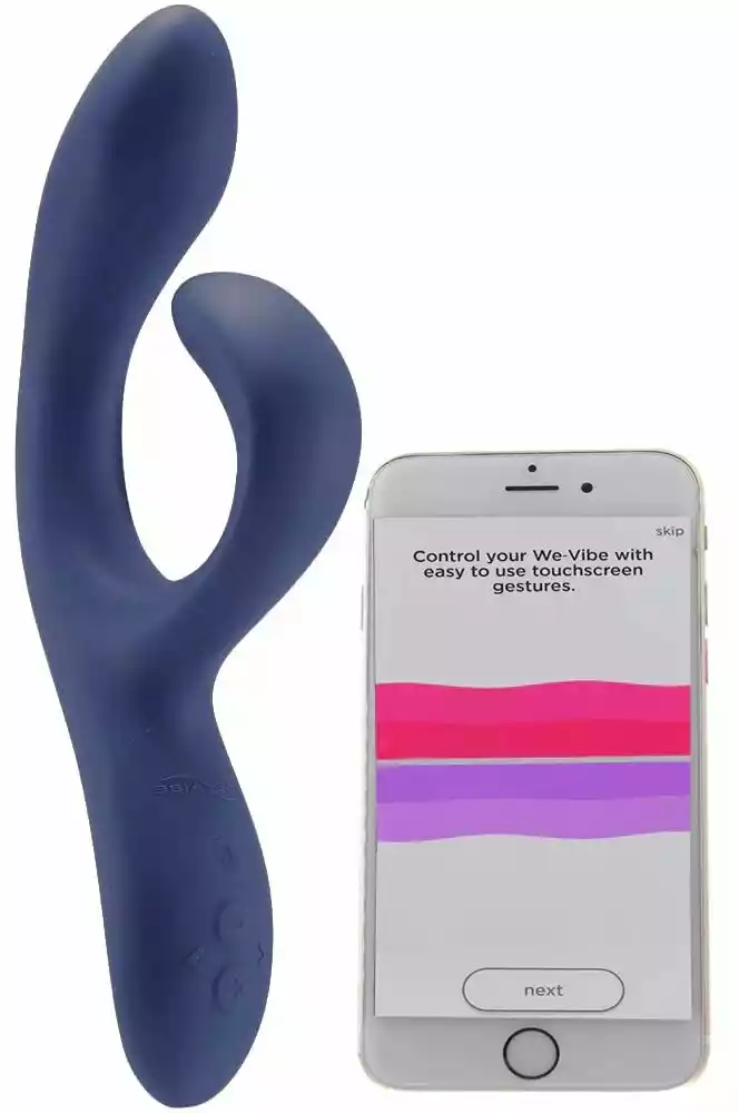 We-Vibe Nova 2, Midnight blue - wibrator króliczek, Niebieski