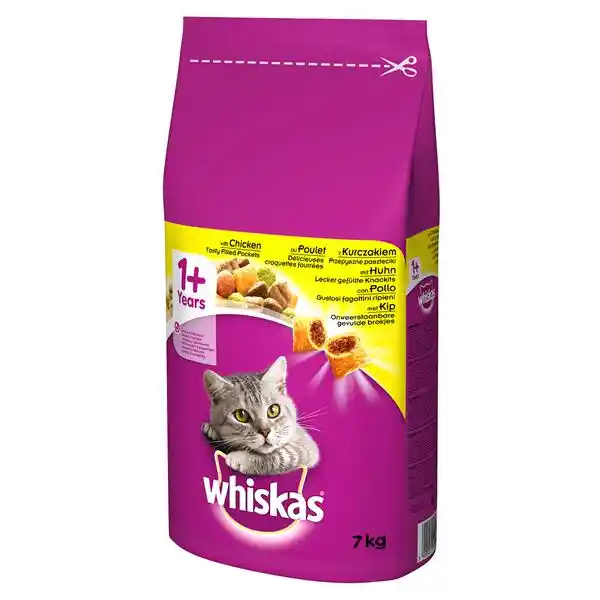 Whiskas Karma dla kota Kurczak 7 kg sucha