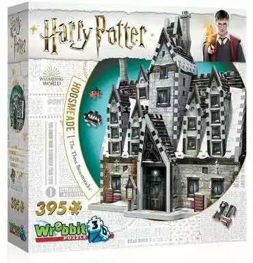 WREBBIT Puzzle 3D Harry Potter Hogsmeade Pub pod Trzema Miotłami (395 elementów)