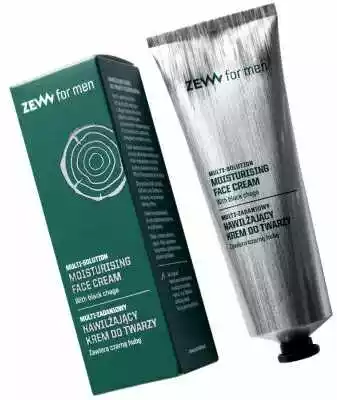 ZEW for Men Moisturizing Face Cream with black chaga Krem do twarzy 80ml