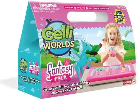 Zimpli Kids Zestaw do tworzenia gelli z figurkami i tacą Gelli Worlds Fantasy Pack 3+