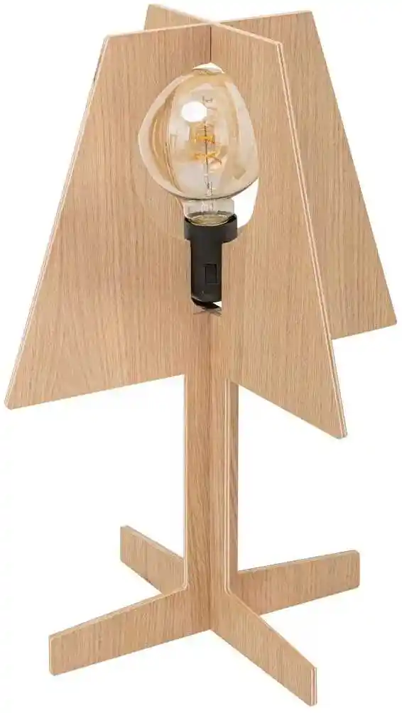 ZUMA LINE Lampa stołowa OAK 4113603 drewniana oprawa