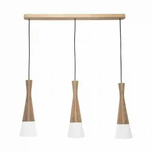 ZUMA LINE Lampa wisząca CONE 8511303 drewniana oprawa